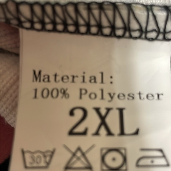 Women's Floral Bibbed Overalls. Very Cool And Good Condition. Size 2 X. - Picture 13 of 14